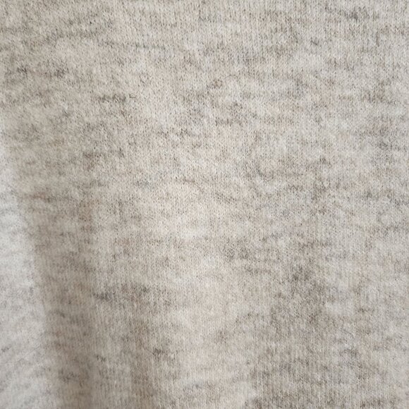 William Rast Women's Medium Cowl Neck Sweater In Heathered Beige Knit - Picture 7 of 8